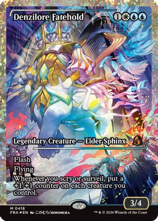 Denzilore Fatehold (Showcase) (Fracture Foil) (0418)  [Reality Fracture] Foil