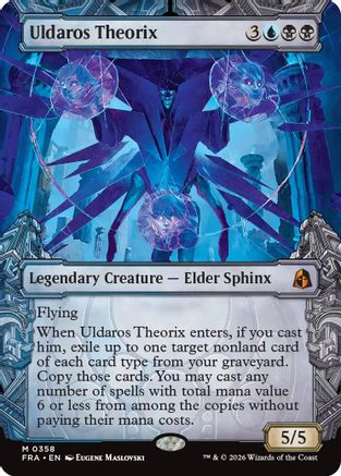 Uldaros Theorix (Showcase) (0358)  [Reality Fracture] Foil