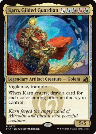 Karn, Gilded Guardian  [Reality Fracture]