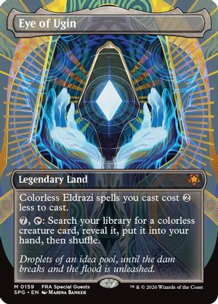 Eye of Ugin (Borderless)  [Special Guests] Foil
