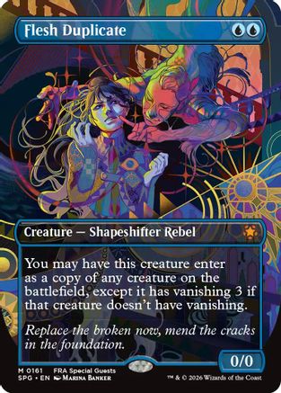 Flesh Duplicate (Borderless)  [Special Guests] Foil