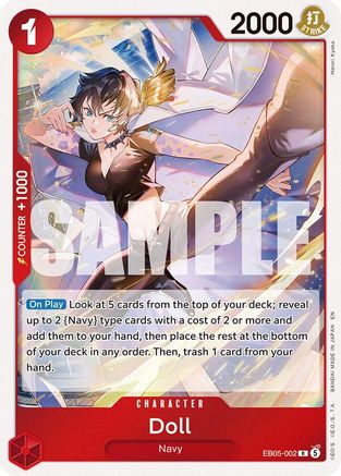 Doll (EB05-002) - [Extra Booster: One Piece Heroine's Edition Vol. 2] Foil