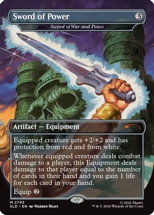 Sword of Power - Sword of War and Peace  [Secret Lair Drop Series] Foil