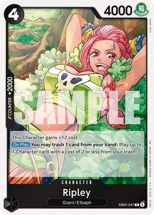 Ripley (EB05-047) - [Extra Booster: One Piece Heroine's Edition Vol. 2] Foil