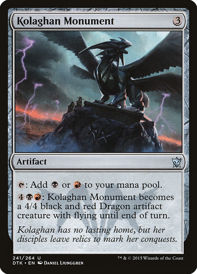 Kolaghan Monument [Dragons of Tarkir] Foil