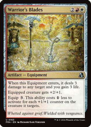 Warrior's Blades  [Reality Fracture] Foil