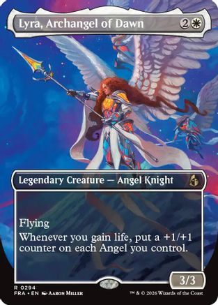 Lyra, Archangel of Dawn (Borderless)  [Reality Fracture]