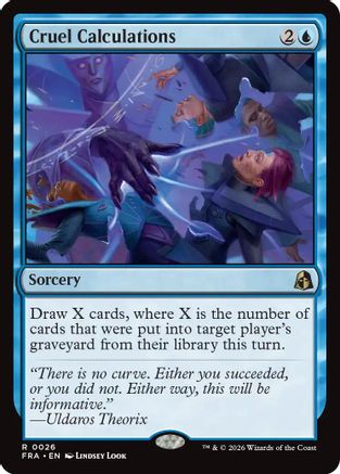 Cruel Calculations  [Reality Fracture] Foil