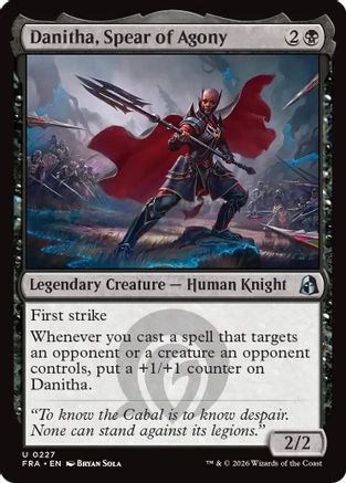 Danitha, Spear of Agony  [Reality Fracture]