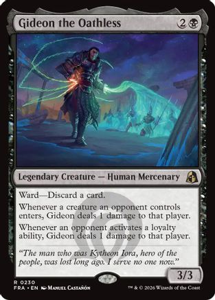 Gideon the Oathless  [Reality Fracture] Foil