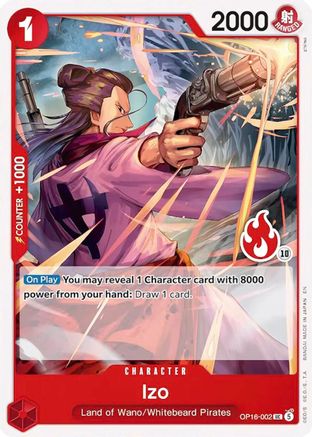 Izo (Ace Deck) (OP16-002) - [Set Sail Deck Set]