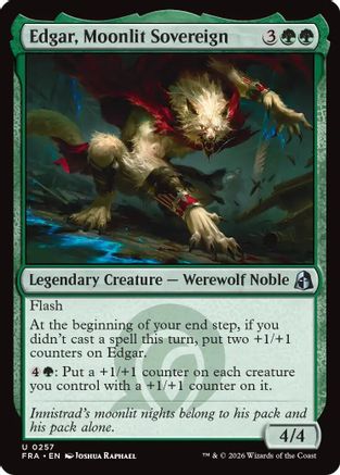Edgar, Moonlit Sovereign  [Reality Fracture] Foil