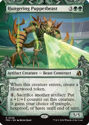 Hungering Puppetbeast (Showcase)  [Reality Fracture] Foil