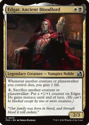 Edgar, Ancient Bloodlord  [Reality Fracture]