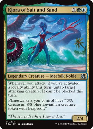 Kiora of Salt and Sand  [Reality Fracture] Foil