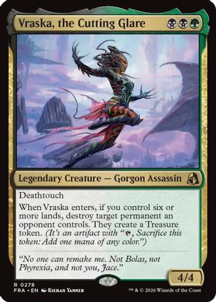 Vraska, the Cutting Glare  [Reality Fracture] Foil