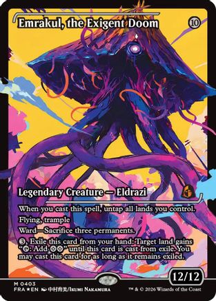 Emrakul, the Exigent Doom (Showcase)  [Reality Fracture]
