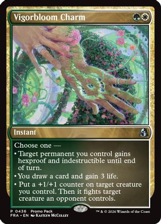 Vigorbloom Charm  [Promo Pack: Reality Fracture] Foil