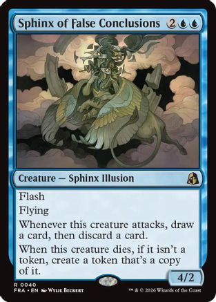 Sphinx of False Conclusions  [Reality Fracture] Foil