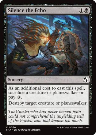 Silence the Echo  [Reality Fracture] Foil