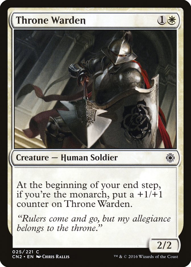 Throne Warden [Conspiracy: Take the Crown] Foil