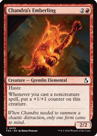 Chandra's Emberling  [Reality Fracture] Foil