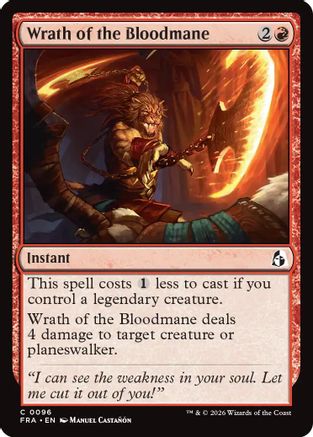 Wrath of the Bloodmane  [Reality Fracture] Foil