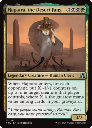 Hapatra, the Desert Fang  [Reality Fracture]