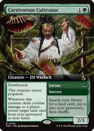 Carnivorous Cultivator (Extended Art)  [Reality Fracture] Foil