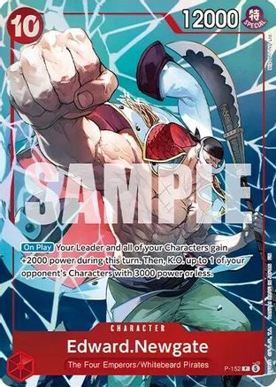 Edward.Newgate (Premium Card Collection -Flame-Flame Fruit Coliseum Edition-) (P-152) - [One Piece Promotion Cards] Foil