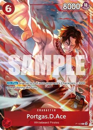 Portgas.D.Ace (Premium Card Collection -Flame-Flame Fruit Coliseum Edition-) (P-153) - [One Piece Promotion Cards] Foil