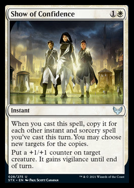 Show of Confidence [Strixhaven: School of Mages] Foil