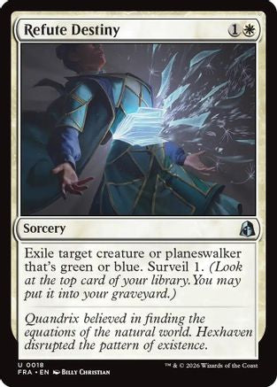 Refute Destiny  [Reality Fracture] Foil