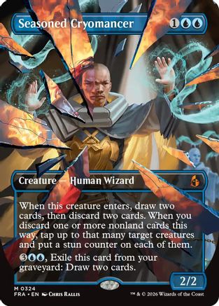 Seasoned Cryomancer (Borderless) (0324)  [Reality Fracture]
