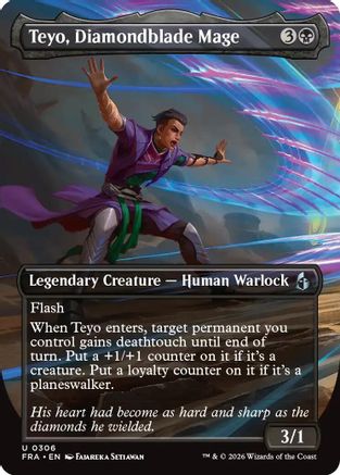 Teyo, Diamondblade Mage (Borderless)  [Reality Fracture]