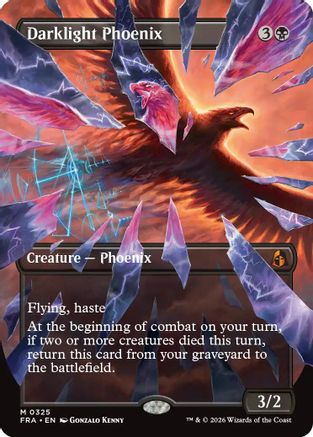 Darklight Phoenix (Borderless) (0325)  [Reality Fracture]