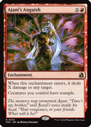 Ajani's Anguish  [Reality Fracture] Foil