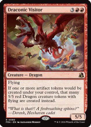 Draconic Visitor  [Reality Fracture] Foil