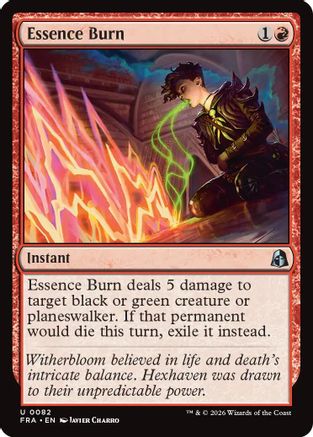 Essence Burn  [Reality Fracture] Foil