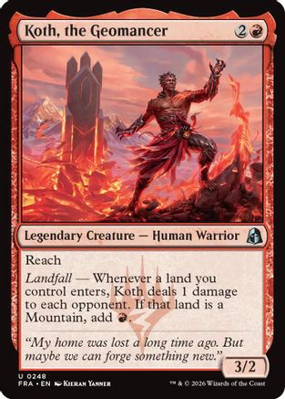 Koth, the Geomancer  [Reality Fracture]