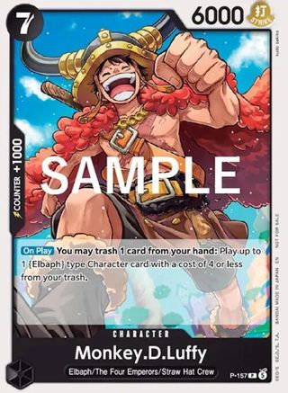 Monkey.D.Luffy (Pirates Party 2026 Vol. 3) (P-157) - [One Piece Promotion Cards]