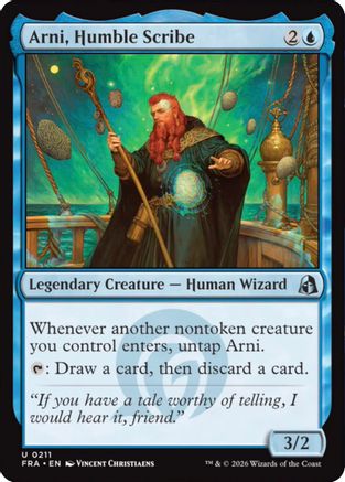 Arni, Humble Scribe  [Reality Fracture] Foil