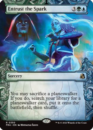 Entrust the Spark (Showcase)  [Reality Fracture] Foil