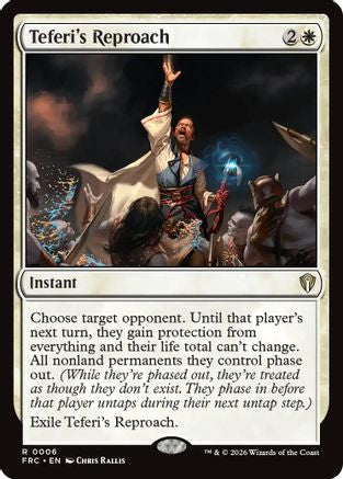 Teferi's Reproach  [Commander: Reality Fracture]