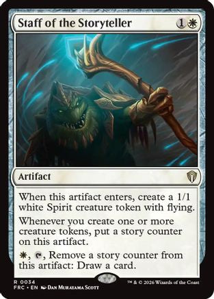 Staff of the Storyteller  [Commander: Reality Fracture]