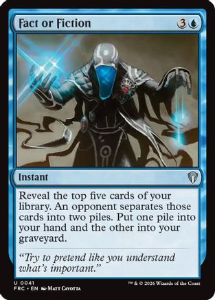 Fact or Fiction  [Commander: Reality Fracture]