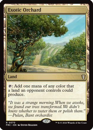 Exotic Orchard  [Commander: Reality Fracture]