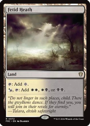 Fetid Heath  [Commander: Reality Fracture]