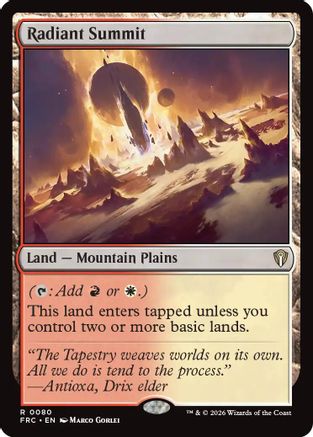 Radiant Summit  [Commander: Reality Fracture]