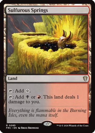 Sulfurous Springs  [Commander: Reality Fracture]
